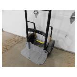 Gorilla 1,000 lbs. Capacity Steel Hand Truck with Multi-Grip Power Handle, Wide Load Toe Plate Super Duty Axle, Flat Free Tires