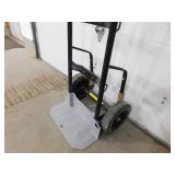 Gorilla 1,000 lbs. Capacity Steel Hand Truck with Multi-Grip Power Handle, Wide Load Toe Plate Super Duty Axle, Flat Free Tires