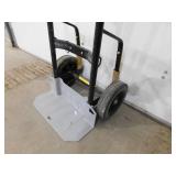 Gorilla 1,000 lbs. Capacity Steel Hand Truck with Multi-Grip Power Handle, Wide Load Toe Plate Super Duty Axle, Flat Free Tires