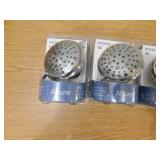 (3) MOEN Attune 8-Spray Patterns, 4 in. Wall Mount Fixed Shower Head in Spot Resist Brushed Nickel