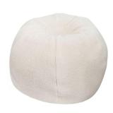 Carnegy Avenue Natural Sherpa Fabric Bean Bag