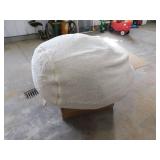Carnegy Avenue Natural Sherpa Fabric Bean Bag