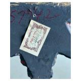 Vintage Italian-Made Rococo Gilt Wall Mirror With Ornate Floral Frame