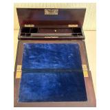 Antique 19th Century Napoleon French Boulle Lap Writing Desk With Key