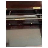 Antique 19th Century Napoleon French Boulle Lap Writing Desk With Key