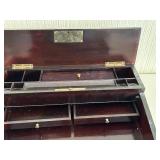 Antique 19th Century Napoleon French Boulle Lap Writing Desk With Key