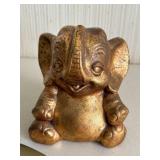 Vintage Elephant Figures Including Matr Boomie - Ethically Made in India (Lot of 4)