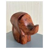 Vintage Elephant Figures Including Matr Boomie - Ethically Made in India (Lot of 4)