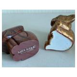 Vintage Elephant Figures Including Matr Boomie - Ethically Made in India (Lot of 4)