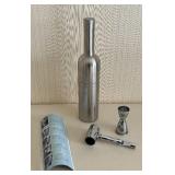 Chopin Vodka Martini Shaker Gift Set - 24 oz Brushed Stainless Steel