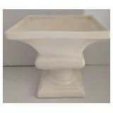 Haeger Planter & Majolica Frog on Lily Pad & Chalkware Cherub