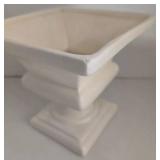 Haeger Planter & Majolica Frog on Lily Pad & Chalkware Cherub