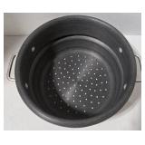 Calphalon Commercial Aluminum 8-Quart Stock Pots w/Lid & Strainer