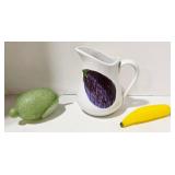 BIA Ceramic Pitcher - Glass Lime & Glass Yellow Squash