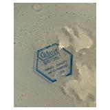 Israel Hand-Painted Glass Vase Pink & Blue Stripes