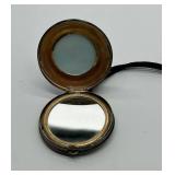 F&B Foster Bailey Guilloche Enamel Sterling Silver Compact