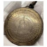 F&B Foster Bailey Guilloche Enamel Sterling Silver Compact