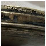 F&B Foster Bailey Guilloche Enamel Sterling Silver Compact