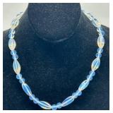 Opalite Moonstone Glass Necklace - Opalescent, 18 in
