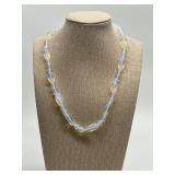 Opalite Moonstone Glass Necklace - Opalescent, 18 in