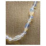 Opalite Moonstone Glass Necklace - Opalescent, 18 in