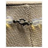 Opalite Moonstone Glass Necklace - Opalescent, 18 in