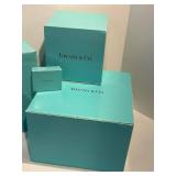 TIFFANY & CO. Tiffany Classic Boxes - 4 Pieces - 12 x 12 x 9 Inches (Largest)