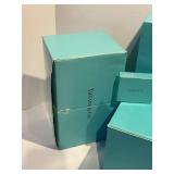 TIFFANY & CO. Tiffany Classic Boxes - 4 Pieces - 12 x 12 x 9 Inches (Largest)