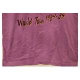 Vintage Prince & the Revolution World Tour 1989-85 T-Shirt (Medium) Single Stitch Like New