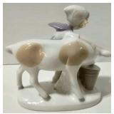 Fitz & Floyd The Ritz Bowl - Ballard Pewter Tree - GDR Lippelsdorf Figurine