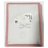 Antique Chinese Hand Painted Tea Tin & Fabienne Jouvin Paris Trinket Tray