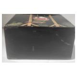 Antique Chinese Hand Painted Tea Tin & Fabienne Jouvin Paris Trinket Tray