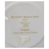 Porcelaine Jacques Coeur Fougeres Cups & Saucers (Lot of 2) - Bavaria Hand-Painted Bowl