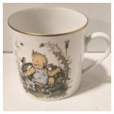 Moire Glaze KYES Metal Blue Tray - 1973 West Germany Child