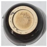 Mid-Century Teak Snack Set - Handmade Ceramic Bowl - Cheryl Thompson Atmospheres Mug