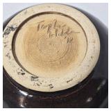 Mid-Century Teak Snack Set - Handmade Ceramic Bowl - Cheryl Thompson Atmospheres Mug