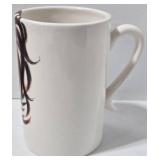 Mid-Century Teak Snack Set - Handmade Ceramic Bowl - Cheryl Thompson Atmospheres Mug