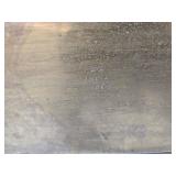 Vintage Indian Brass Etched Long Tray - Floral Border Design