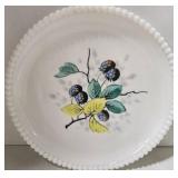 Westermore Milk Glass Fruit Plates (Lot of 4)