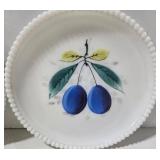 Westermore Milk Glass Fruit Plates (Lot of 4)
