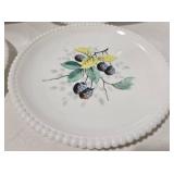 Westermore Milk Glass Fruit Plates (Lot of 4)