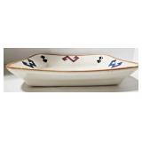Hartstone Pottery Ceramic Platter - Geometric Native Aztec Pattern