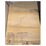 Brown Land Company Indian Mound Blue Prints 22 x 36 in
