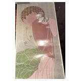 Lilian Shao Art Deco Prints Power Song & The Mist 12 x 28 (Lot of 2) 1978 printing