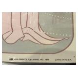 Lilian Shao Art Deco Prints Power Song & The Mist 12 x 28 (Lot of 2) 1978 printing