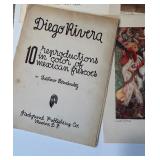 Diego Rivera - 5 Reproductions in Color of Mexican Frescoes - Fischgrund 1946