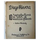 Diego Rivera - 5 Reproductions in Color of Mexican Frescoes - Fischgrund 1946