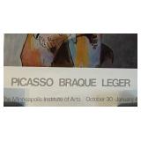 Picasso Braque Léger Poster Ad for The Minneapolis Institute of the Arts Exhibit of 1976