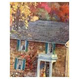 Edward Brewer - 21 x 21 in Autumn Landscape Painting