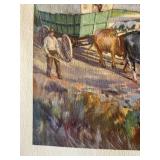 Edward Brewer - 21 x 21 in Autumn Landscape Painting